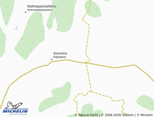 MICHELIN-Landkarte Luch Truda - ViaMichelin