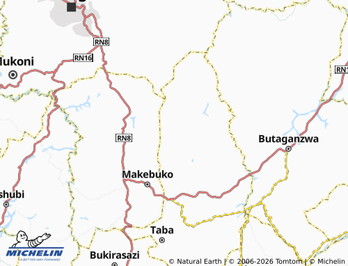 MICHELIN Shungwe map - ViaMichelin