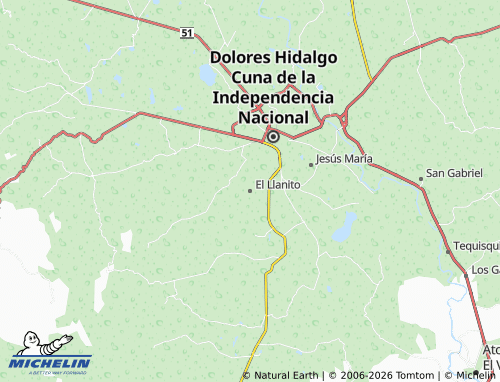 Mapa MICHELIN El Llanito - ViaMichelin