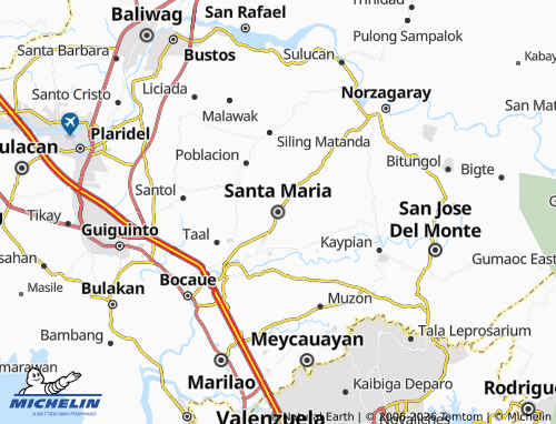 MICHELIN Santa Maria map - ViaMichelin