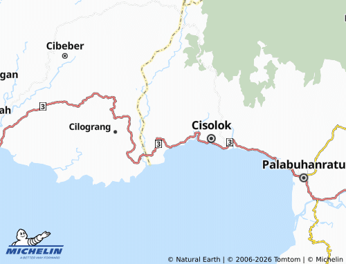 MICHELIN-Landkarte Pasirbaru - ViaMichelin
