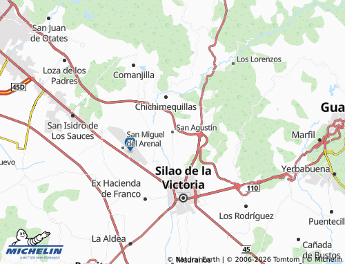 Mappa MICHELIN San Agustín - ViaMichelin