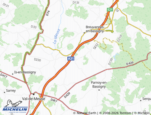 Mapa MICHELIN Merrey - ViaMichelin