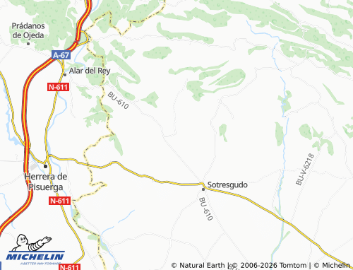 MICHELIN Salazar de Amaya map - ViaMichelin
