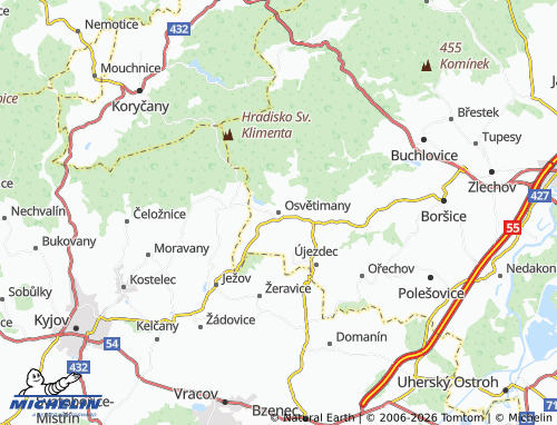 Mappa MICHELIN Osvětimany - ViaMichelin