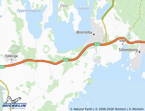Carte MICHELIN Gualöv - ViaMichelin