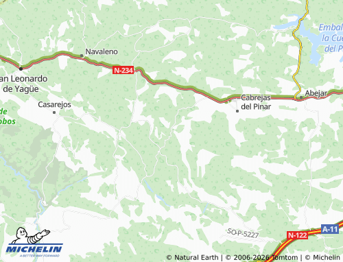 MICHELIN Muriel Viejo map - ViaMichelin