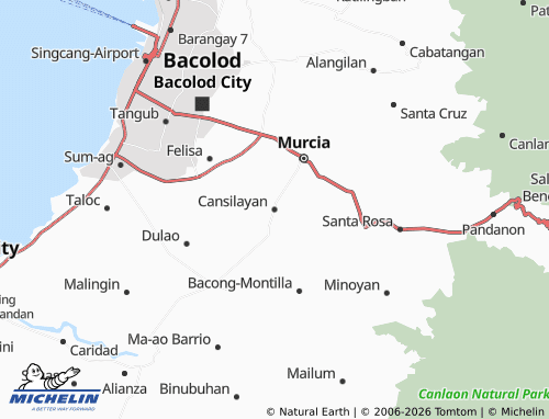 MICHELIN Cansilayan map - ViaMichelin