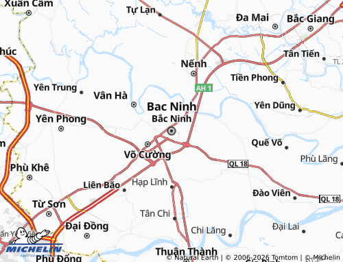 Mappa MICHELIN Bac Ninh - ViaMichelin