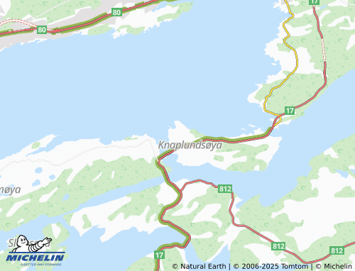 MICHELIN Knaplund map - ViaMichelin