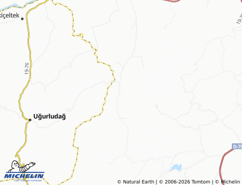 Mapa MICHELIN İnalözü - ViaMichelin