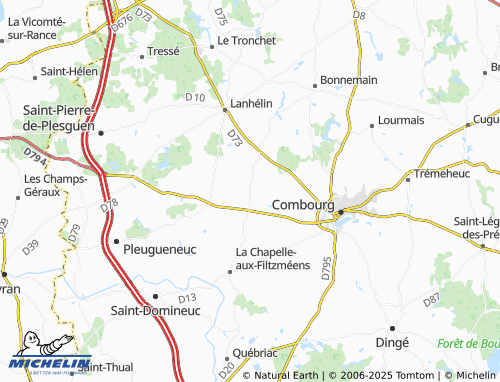 Carte MICHELIN La Ville-Eude - ViaMichelin