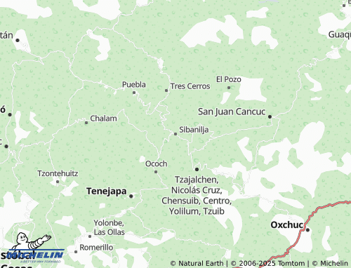 MICHELIN Sibanilja map - ViaMichelin