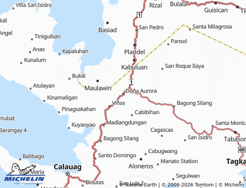 MICHELIN Doña Aurora map - ViaMichelin