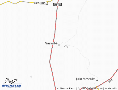 Mappa MICHELIN Guaimbê - ViaMichelin