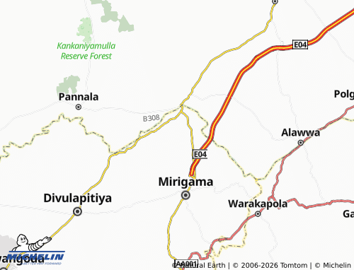 Mappa MICHELIN Delwala South - ViaMichelin