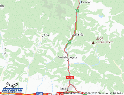 MICHELIN Aratorés map - ViaMichelin