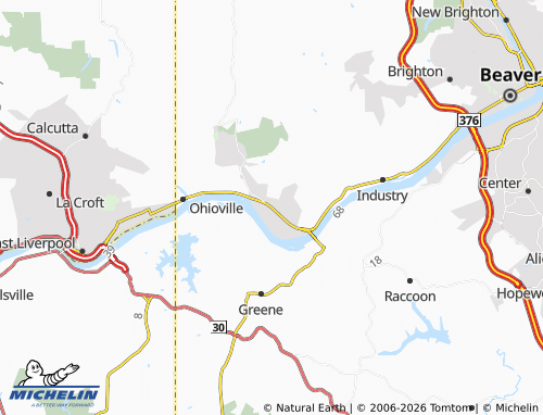 Mappa MICHELIN Midland - ViaMichelin