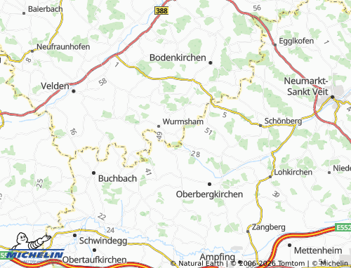 MICHELIN Seifriedswörth map - ViaMichelin
