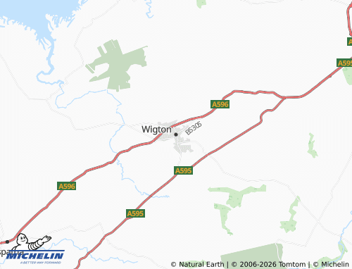 Mappa MICHELIN Wigton - ViaMichelin