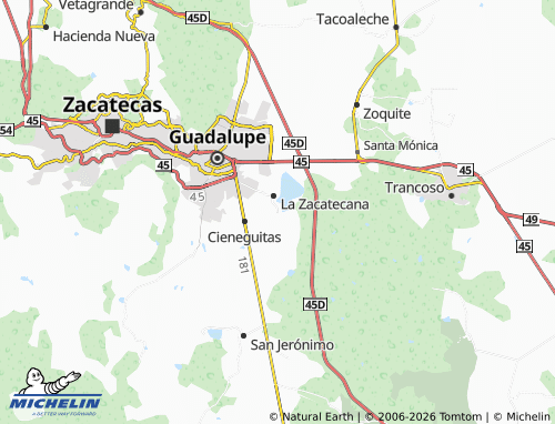 Mapa MICHELIN Laguna de Arriba - ViaMichelin