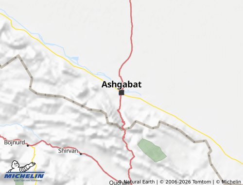 MICHELIN Ashkhabad map - ViaMichelin