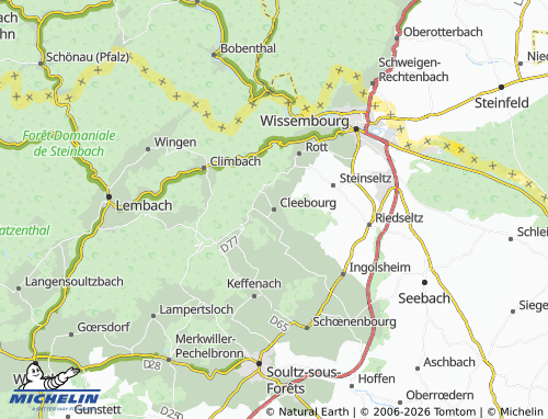 Mapa MICHELIN Cleebourg - ViaMichelin