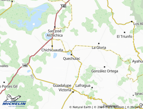 MICHELIN Quechulac map - ViaMichelin