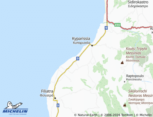 MICHELIN Terpsithea map - ViaMichelin