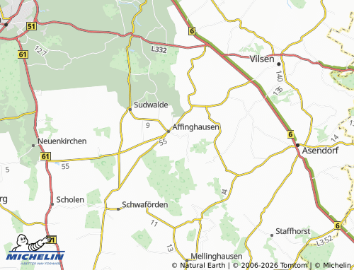 MICHELIN Dörriesloh map - ViaMichelin