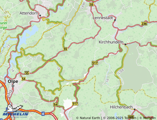 MICHELIN Einsiedelei map - ViaMichelin