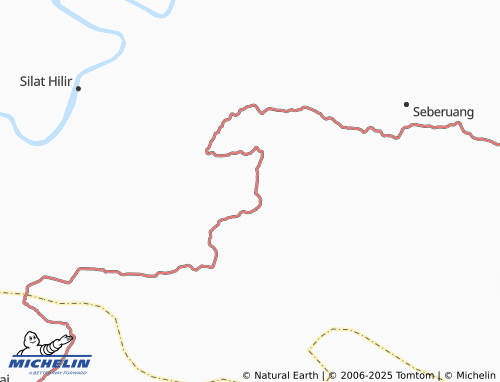 MICHELIN Seberu map - ViaMichelin