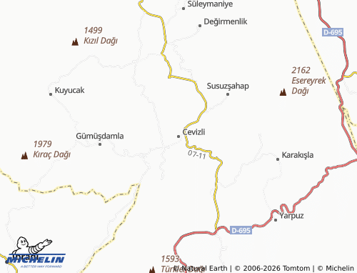 Mappa MICHELIN Cevizli - ViaMichelin