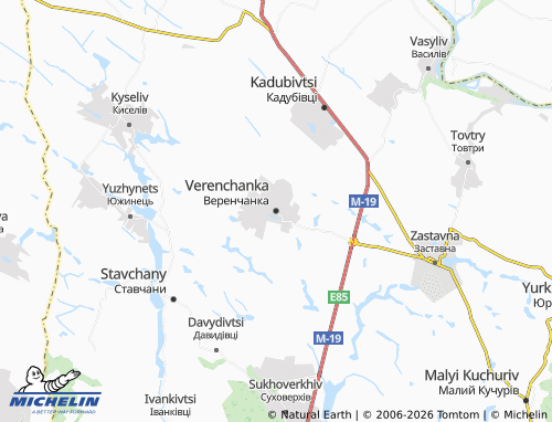 Mappa MICHELIN Verenchanka - ViaMichelin