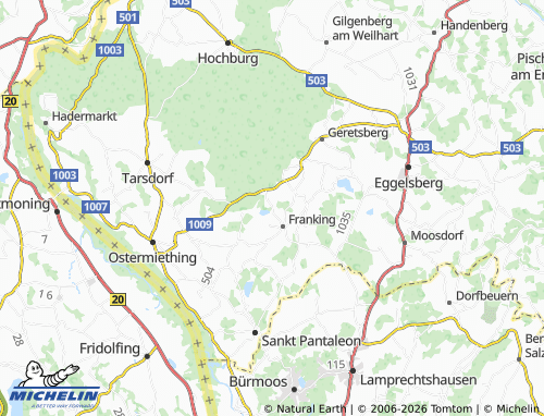 MICHELIN Holzöster map - ViaMichelin