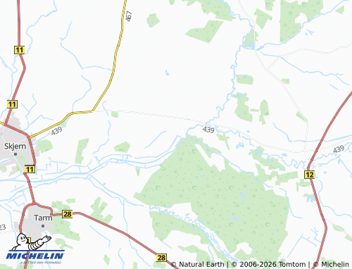 Mapa MICHELIN Borris - ViaMichelin