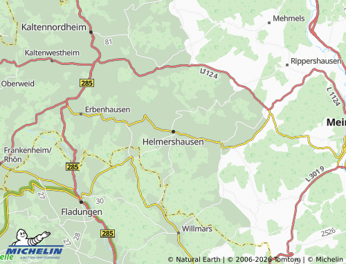 MICHELIN Helmershausen map - ViaMichelin