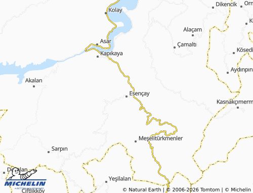 MICHELIN Esençay map - ViaMichelin