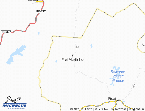 Mapa MICHELIN Frei Martinho - ViaMichelin