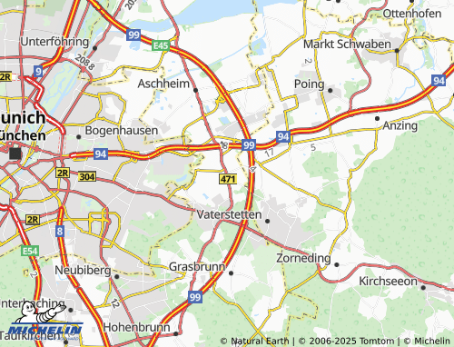 MICHELIN-Landkarte Ottendichl - ViaMichelin