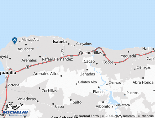 MICHELIN-Landkarte Galateo Bajo - ViaMichelin