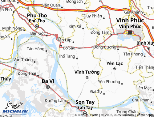 MICHELIN Thổ Tang map - ViaMichelin