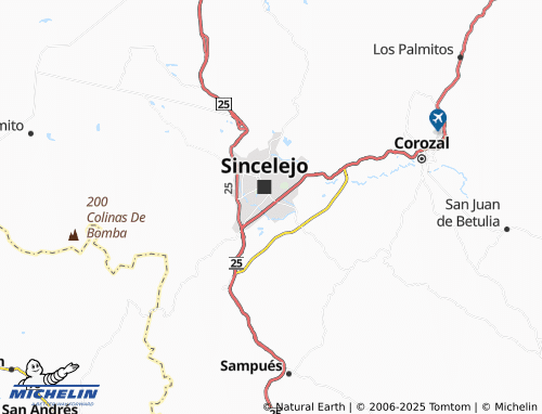 MICHELIN La Manga map - ViaMichelin