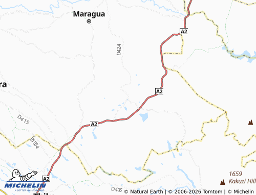 MICHELIN Makuyu map - ViaMichelin