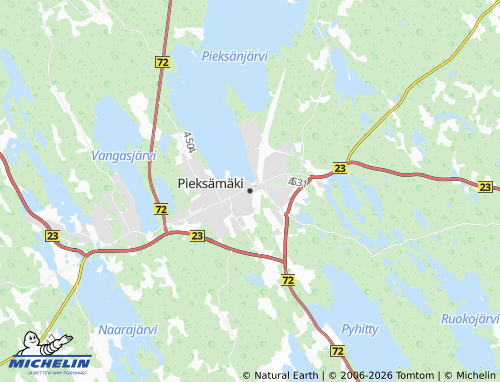Carte MICHELIN Pieksämäki - ViaMichelin