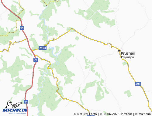 Kaart MICHELIN Kragulevo - ViaMichelin