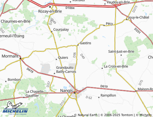 MICHELIN Clos-Fontaine map - ViaMichelin