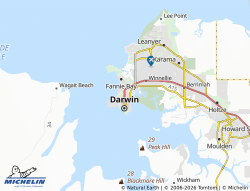 Mapa MICHELIN Stuart Park - ViaMichelin