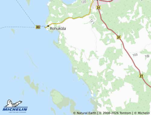 Mapa MICHELIN Tanska - ViaMichelin