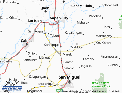 MICHELIN San Roque map - ViaMichelin